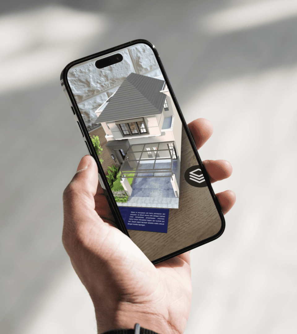 An interactive AR ad for the construction industry